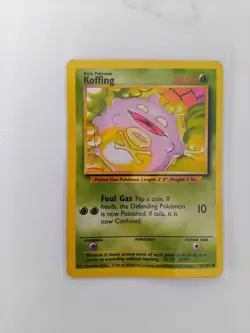 Koffing 51/102 1999 Base Set WOTC Vintage Pokemon Card MP - Image 1