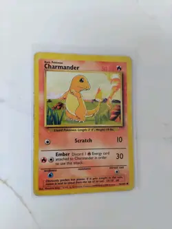 Charmander 46/102 1999 Base Set Pokemon Card HP - Image 1