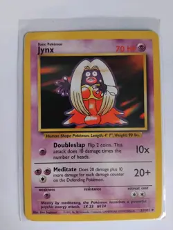 Jynx 31/102 1999 Base Set Unlimited WOTC Vintage Pokemon Card MP - Image 1
