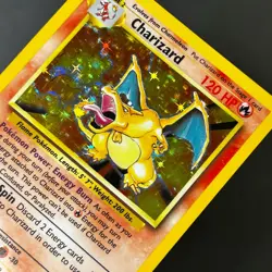 1999 Pokemon Charizard 4/102 Base Set Holo Vintage English WOTC 120 HP DMG - Image 3