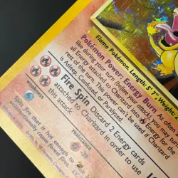 1999 Pokemon Charizard 4/102 Base Set Holo Vintage English WOTC 120 HP DMG - Image 4
