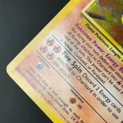 1999 Pokemon Charizard 4/102 Base Set Holo Vintage English WOTC 120 HP DMG - Image 5