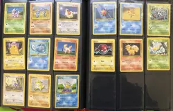 Pokemon Base Set Complete Common & Uncommon WOTC 1999 Pokemon Card Lot LP-HP - Image 3