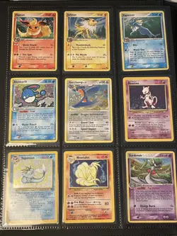 Vintage Pokemon Card Lot 171 Cards (Includes ex, LV.X, Prime, Holo) with Binder - Image 2