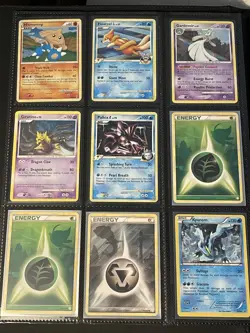 Vintage Pokemon Card Lot 171 Cards (Includes ex, LV.X, Prime, Holo) with Binder - Image 4