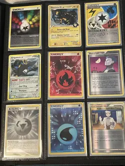 Vintage Pokemon Card Lot 171 Cards (Includes ex, LV.X, Prime, Holo) with Binder - Image 5