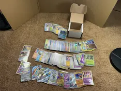 Pokemon Card Lot 200+ Cards EX V VMAX Reverse Holos Pikachu Promo Mega Latias EX - Image 1