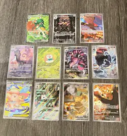 Pokemon TCG 10 Card Holo EX Lot - Decidueye ex, Rowlet, Talonflame + - Image 1