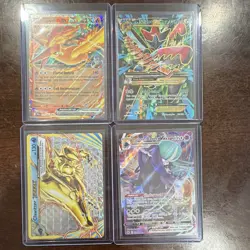 Pokemon TCG Chilling Reign 4-Card Holo/Full Art Lot: Scizor EX, Calyrex VMAX - Image 1