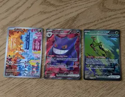 Temporal Forces Pokemon TCG 3-Card Lot Gengar ex Iron Leaves ex, Deerling - Image 1