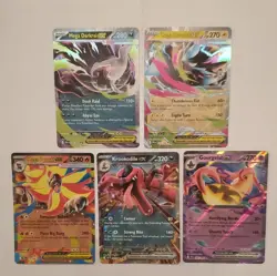 Pokemon TCG PBL/CRI 5 Card Holo EX Mega Lot Darkrai Zeraora Pyroar +2 - Image 1