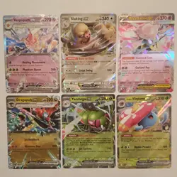 Pokemon TCG 6 Card Holo Full Art ex/EX Lot Vespiquen 096/197 Dragapult 130/167 - Image 1