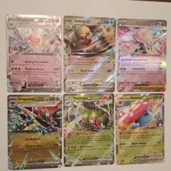 Pokemon TCG 6 Card Holo Full Art ex/EX Lot Vespiquen 096/197 Dragapult 130/167 - Image 2