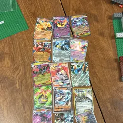 Pokemon TCG 12-Card Holo Lot: Charizard ex & Mega Charizard X EX Promo English - Image 1
