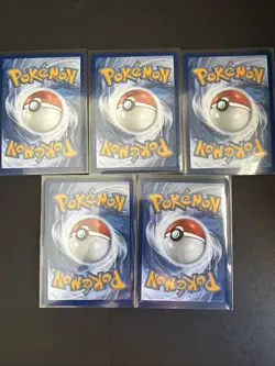Pokemon TCG Pitch Black Mega ex 5 Card Lot - Darkrai Zeraora Chandelure Slowbro - Image 2