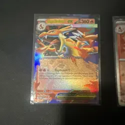 Pokemon TCG 2-Card Lot Mega Charizard Y EX Holo PROMO + Charmeleon PROMO - Image 2