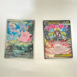 Pokemon TCG 2-Card Lot Clefairy SV040 & Mega Zygarde EX 10/108 Holo - Image 1