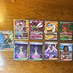 Pokemon TCG Holo Full Art 9 Card Lot Spiritomb ex Yanmega ex - Image 1