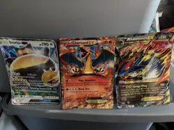 Pokemon TCG 3-Card Promo Holo Lot Snorlax GX, Charizard EX, M Salamence EX - Image 1