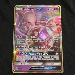 Pokemon TCG Mewtwo Holo Promo 4 Card Lot GX/EX SM196 XY107 081/182 - Image 2
