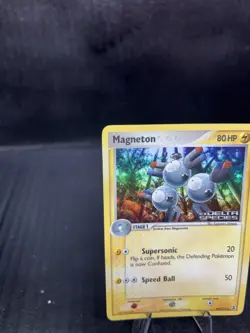 Pokemon TCG Magneton EX Delta Species 48/113 Reverse Holo 80 HP English 2005 - Image 2
