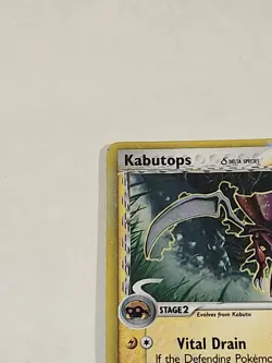 2006 Pokemon Holon Phantoms EX - Kabutops Delta Species 9/110 Holo Rare - LP - Image 2