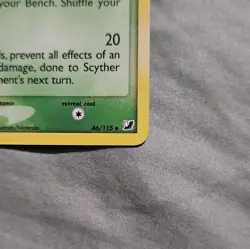Pokemon TCG Scyther 46/115 EX Unseen Forces Reverse Holo EN Uncommon 60HP 2005 - Image 5