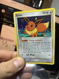 Pokemon TCG Eevee EX Unseen Forces 55/115 Reverse Holo 40 HP English (2005) - Image 1