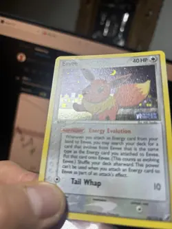 Pokemon TCG Eevee EX Unseen Forces 55/115 Reverse Holo 40 HP English (2005) - Image 2