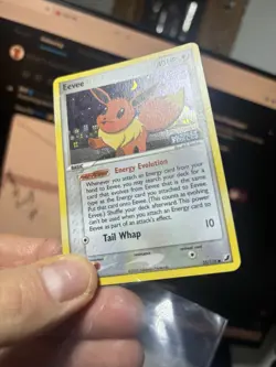 Pokemon TCG Eevee EX Unseen Forces 55/115 Reverse Holo 40 HP English (2005) - Image 3