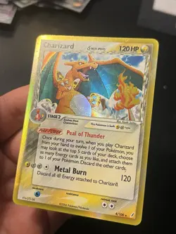 Pokemon TCG Charizard EX Crystal Guardians Holo Rare Card 4/100 Delta Species - Image 3