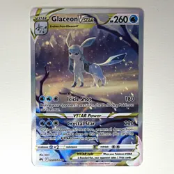 Pokemon TCG Glaceon VSTAR GG40/GG70 Crown Zenith Galarian Gallery Holo FA - Image 1