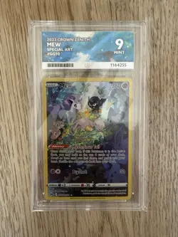 ACE 9 Pokemon TCG Mew Crown Zenith: Galarian Gallery GG10/GG70 Holo Rare - Image 1