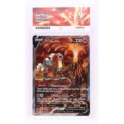 Entei V Crown Zenith: Galarian Gallery Gg36/Gg70 Pokemon TCG Card - ACE Mint 9 - Image 1