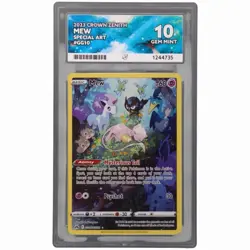 Pokemon TCG Crown Zenith Galarian Gallery Mew GG10/GG70 Holo Ultra Rare ace 10 - Image 2