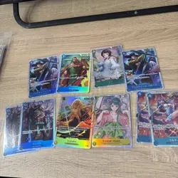 One Piece English and Japanese SR Bundle 2!!! 10 cards!! - Image 1