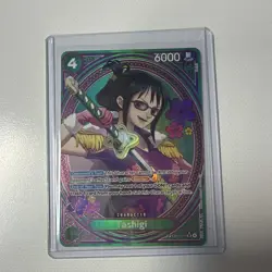 Bandai One Piece Card Game Tashigi EB03-018 SR SP Foil Character EN 6000 - Image 1