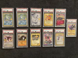 Pokemon Card Lot Celebrations Graded PSA 9 - Image 1