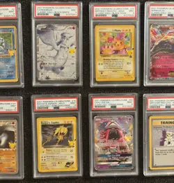 Pokemon Card Lot Celebrations Graded PSA 9 - Image 2