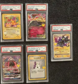 Pokemon Card Lot Celebrations Graded PSA 9 - Image 3