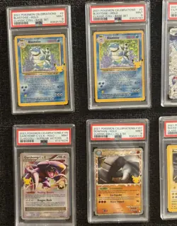 Pokemon Card Lot Celebrations Graded PSA 9 - Image 4