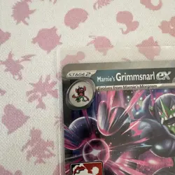 Marnie’s Grimmsnarl Ex 136/182 NM - Prize Pack Series 9 - Play! Pokemon Stamped - Image 3