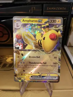Ampharos Ex Pokemon Prize Pack Series 3 Promo Pokemon Card NM/LP Play Stamp - Image 1