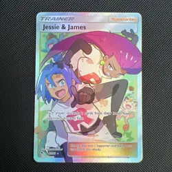 Pokemon TCG Hidden Fates Jessie and James Full Art Trainer Trading Card 68/68 #3 - Image 1