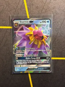 Starmie GX 14/68 - Pokemon TCG Hidden Fates Sun & Moon Ultra Rare Card NM - Image 1