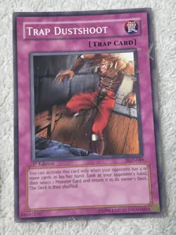 Yugioh TCG Trap Dustshoot PGD-049 1st & Unlim 3 Card Lot HP/DMG-MP - Image 3