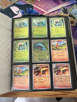 Pokemon Scarlet & Violet 151 Complete Master Set 1-165 Holo/RH/Base/EX+Binder - Image 1