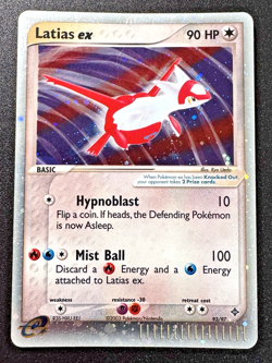 Latias ex 93/97 EX Dragon Pokemon Card Holo Foil Rare HP - Image 1