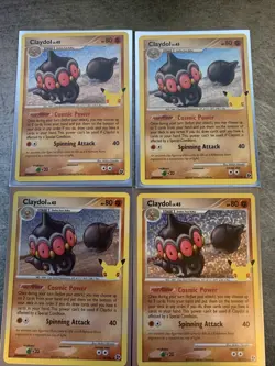 Lot of 4 Claydol LV. 45 Pokemon Card (Celebrations 15/106) Classics - Image 1