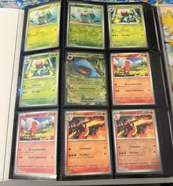 Pokemon 151 Complete English Master Set + Promos All Near Mint Sleeved in Binder - Image 1